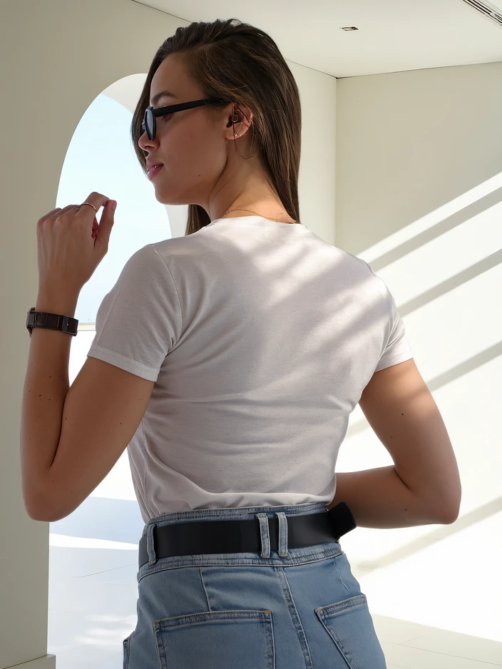 Ралфешън дамска памучна тениска с котенца