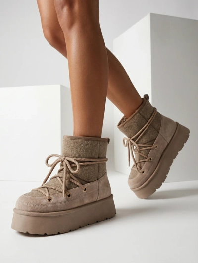 Royalfashion Дамски ботуши за сняг Filori с дантела