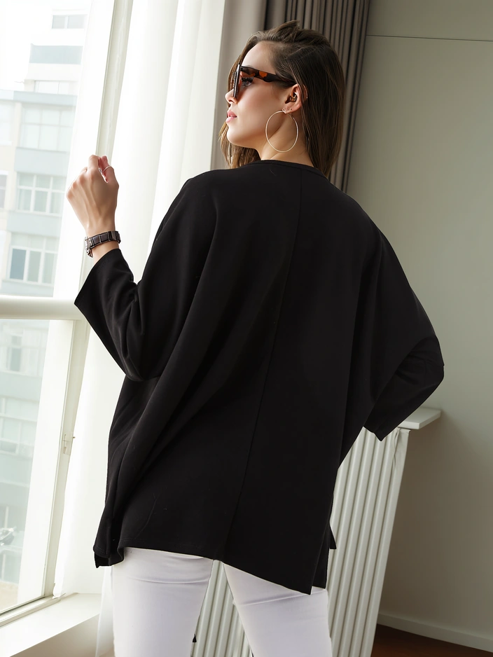 Royalfashion Дамска блуза от вискоза с камъни