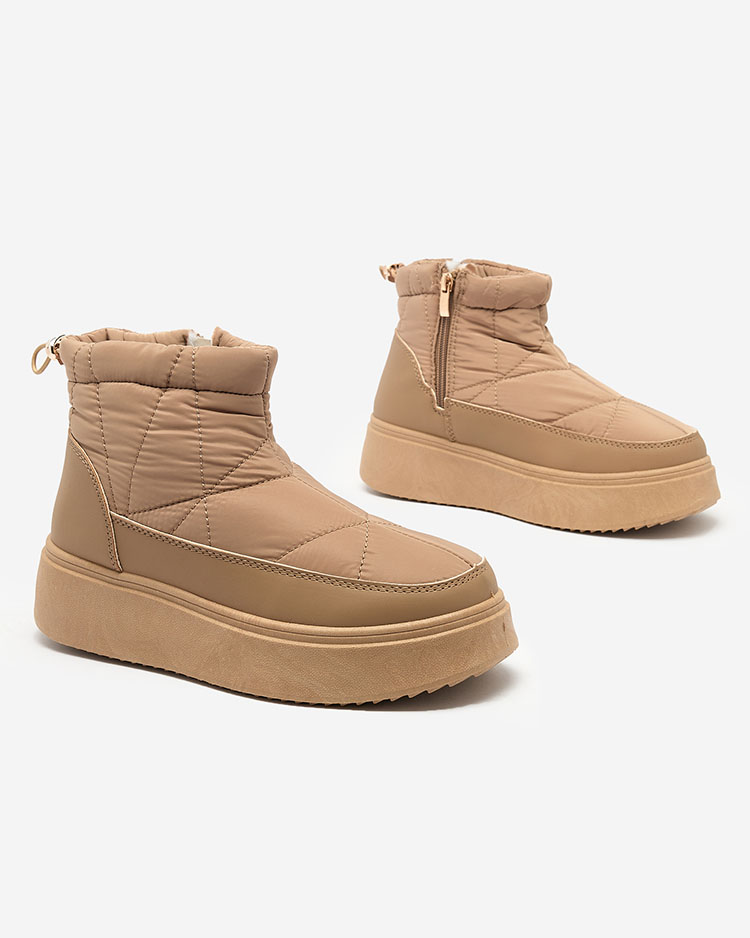 Royalfashion Дамски ботуши за сняг в кафяв цвят Armeda