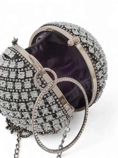 Royalfashion Дамска чанта топка с цирконии Velora Bloom