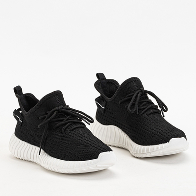 Czarno-białe damskie buty sportowe Fransi - Obuwie