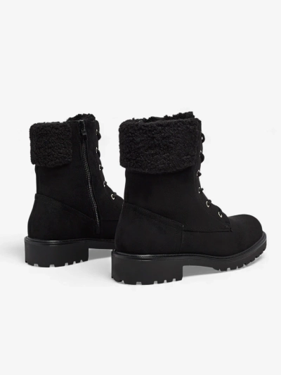 Дамски еко велурени боти с връзки Trevolla