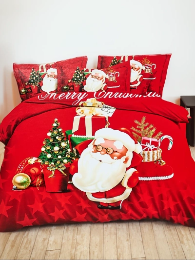 Royalfashion Коледно спално бельо 160x200 комплект 3 части