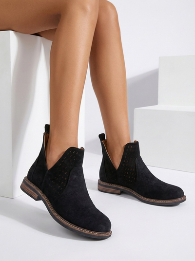 Royalfashion Дамски ботуши Ovilla от велур eko