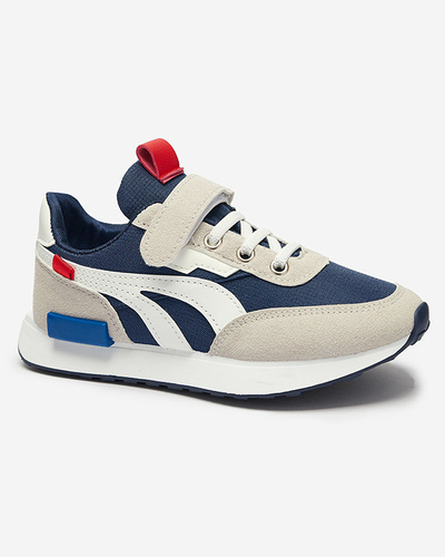 Детски спортни обувки в тъмносиньо-сиво Kaxo- Footwear