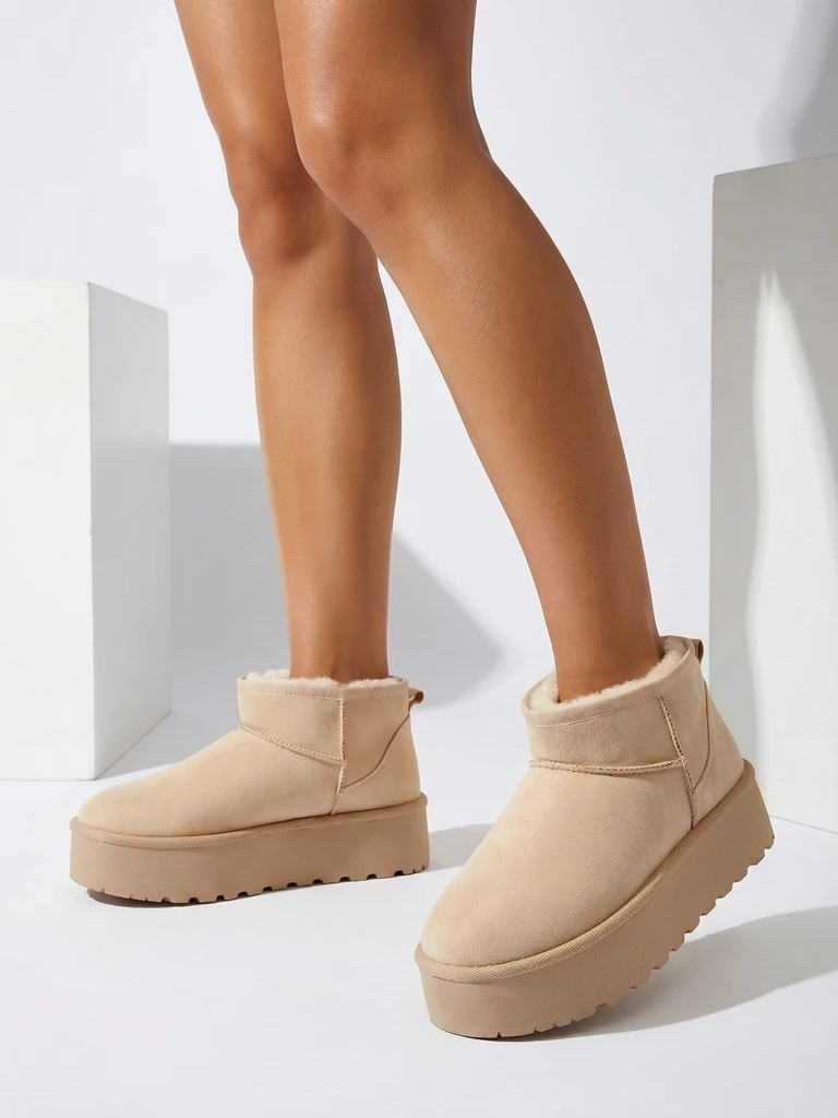 Royalfashion Дамски ботуши за сняг на платформа a'la Dagodo