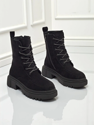 Дамски боти workeri Velisse от еко велур