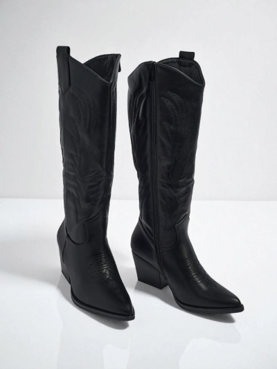 Дамски ботуши тип каубойки Marivelle