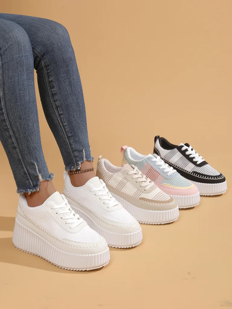 Royalfashion дамски платформа кецове Siserra