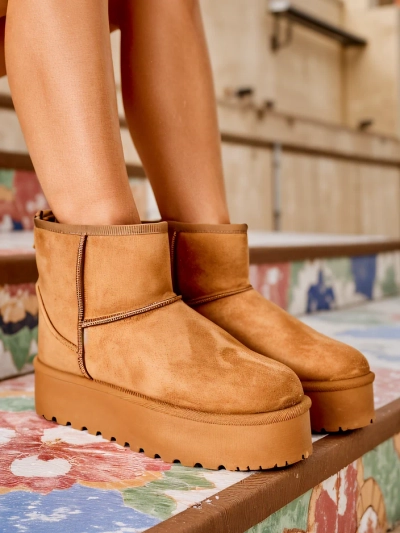 Royalfashion Къси ботушки, наподобяващи дамски зимни ботуши Eforte