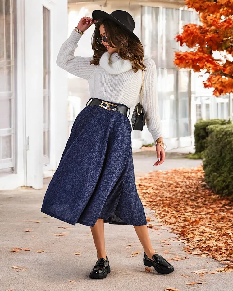 Дамска миди пола на Royalfashion