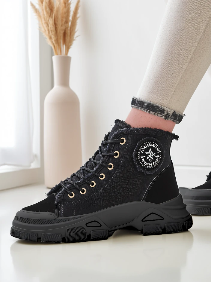 Royalfashion Високи дамски маратонки Hirrias