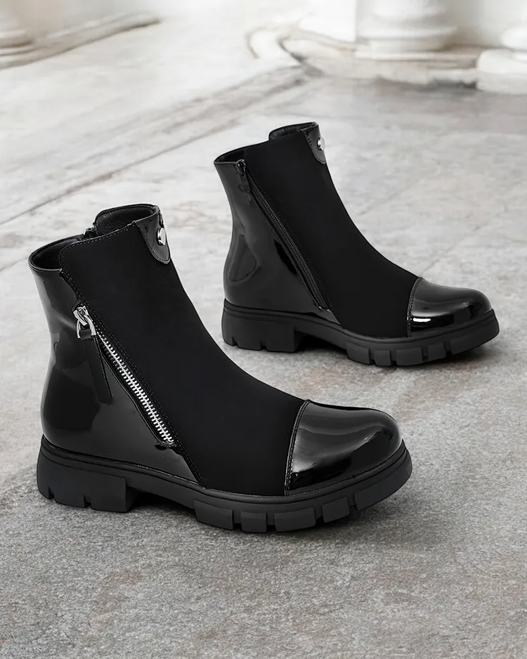 Royalfashion Класически женски глезен сапоги а'ла джодпурс Urbanis