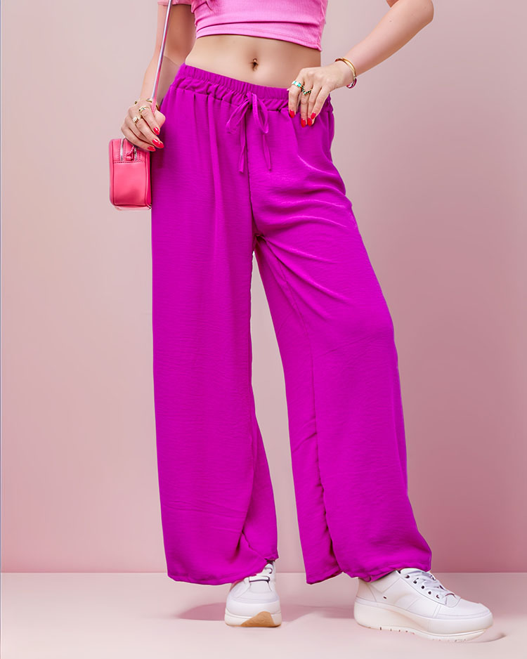 Royalfashion Дамски широки панталони