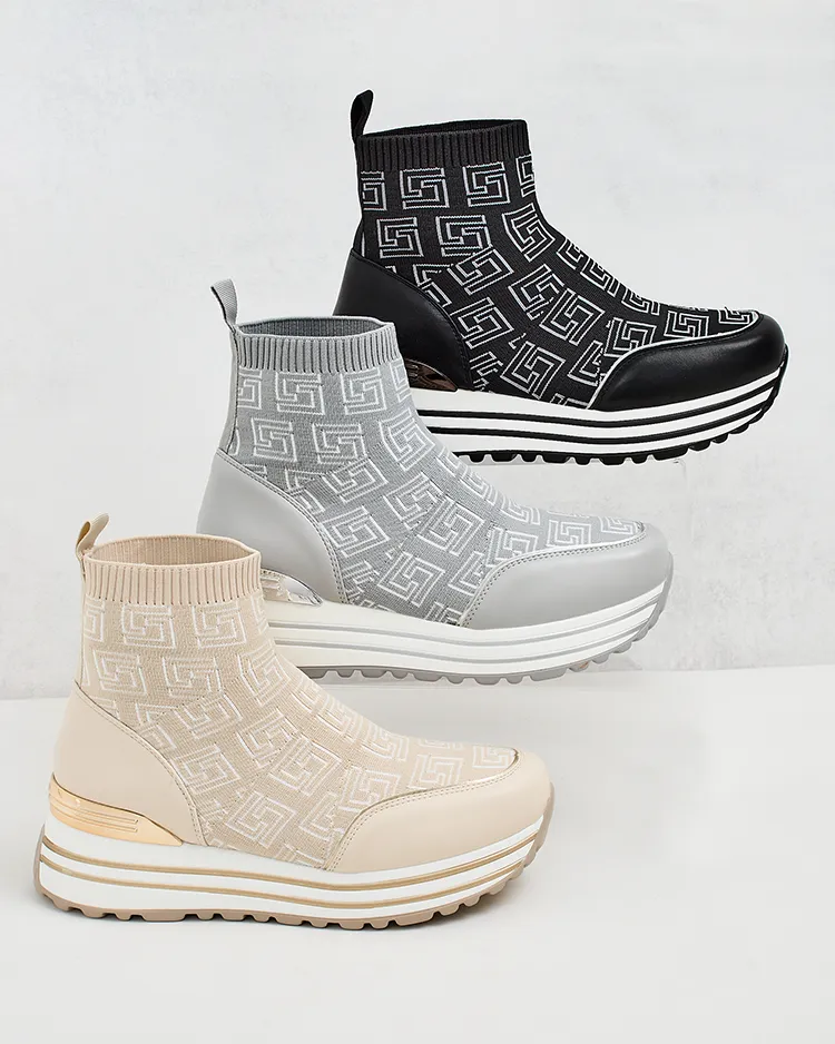 Royalfashion Дамски спортни високи маратонки Lori