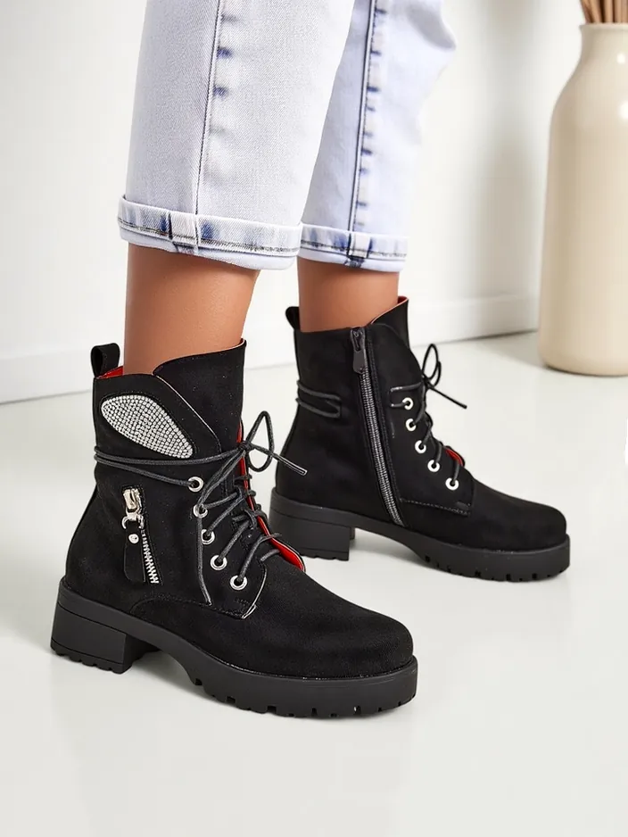 Royalfashion Жени обувки до глезена работнически Volio