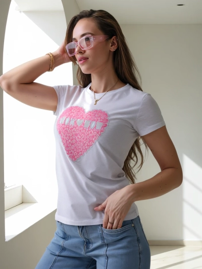 Royalfashion Дамска памучна блуза