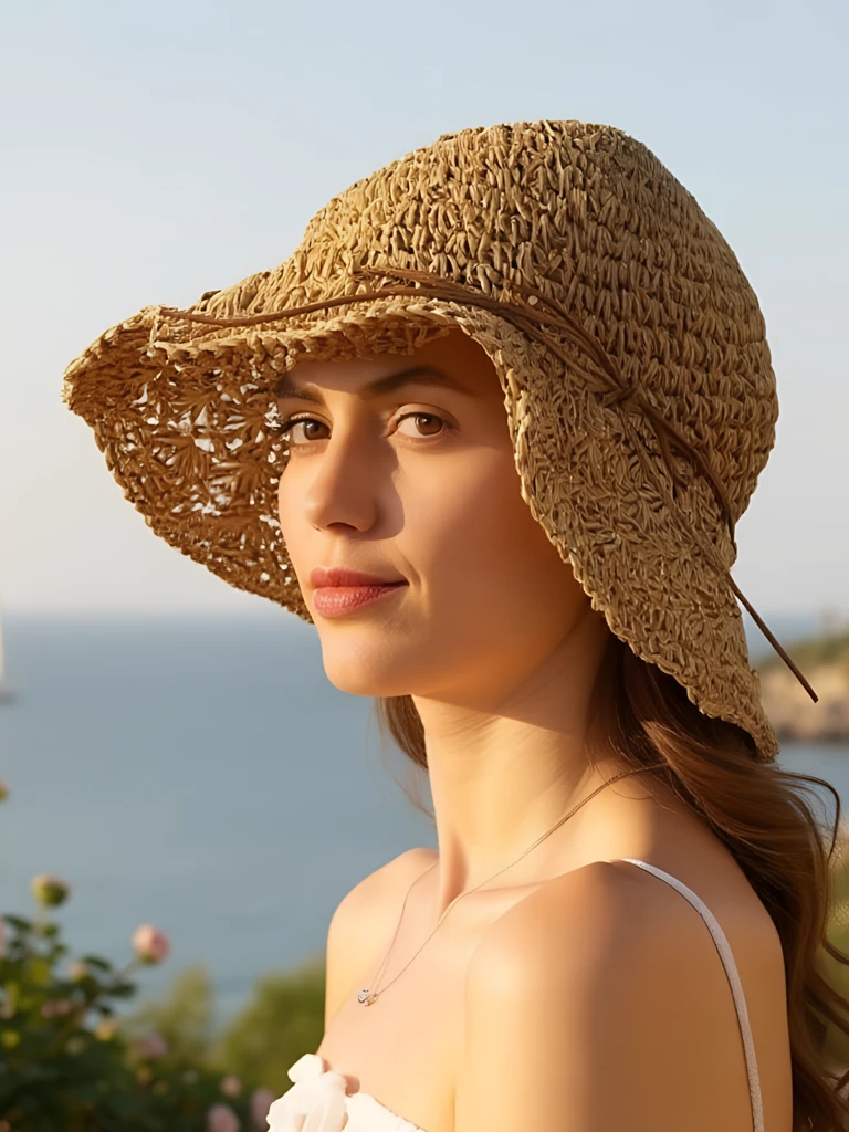 Royalfashion Дамска сламена шапка Whisper Bow