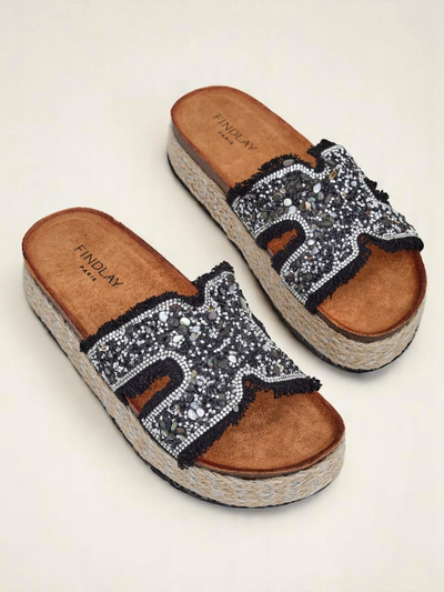 Royalfashion дамски чехли с декорации Candy Candy