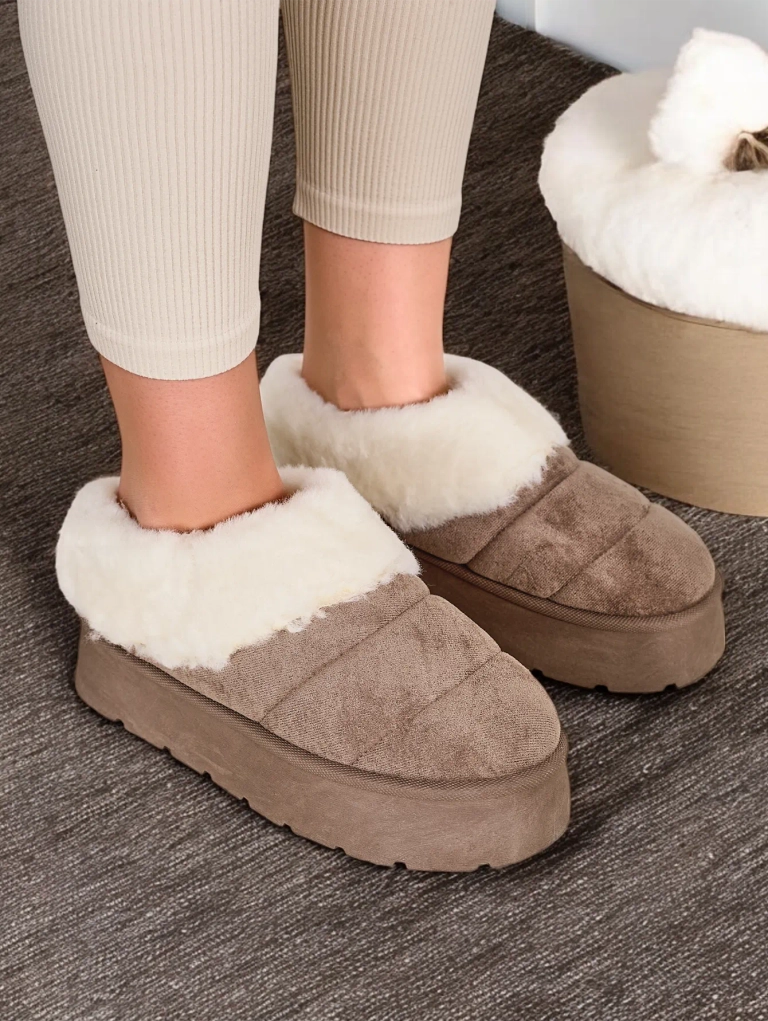 Женски къси ботуши в стил сняг Eliozi