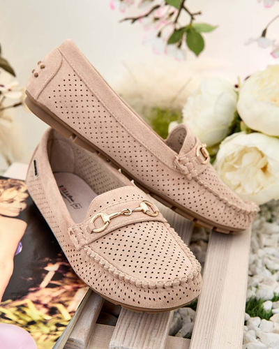 Royalfashion Дамски ажурни мокасини Mill
