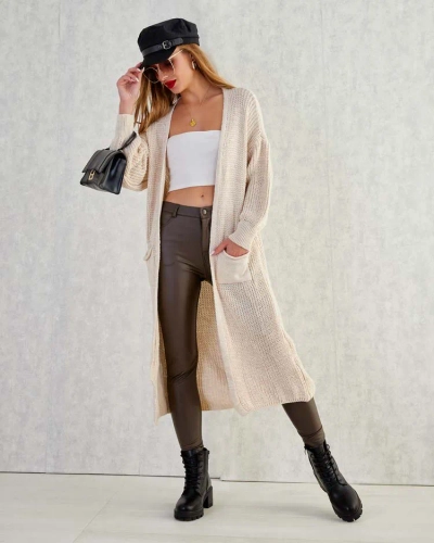 Royalfashion Дамски трикотажен пуловер за спане