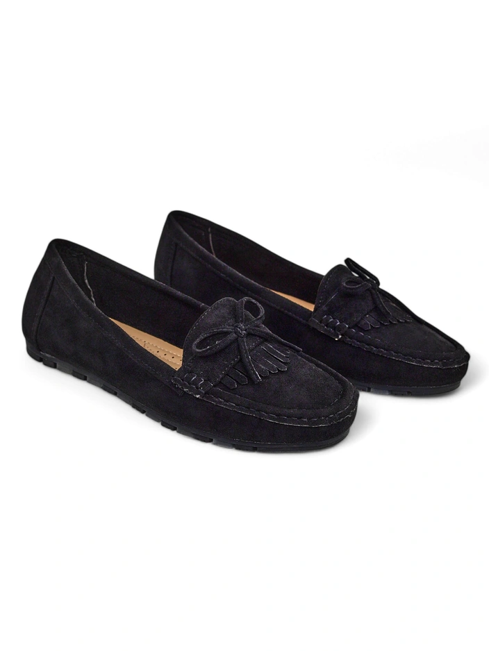 Royalfashion Женски мокасини от еко велур Etette