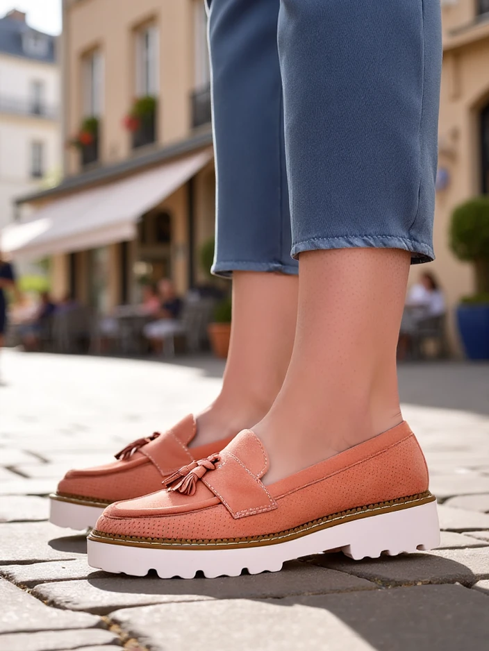 Royalfashion Въздушни дамски мокасини Esiobb