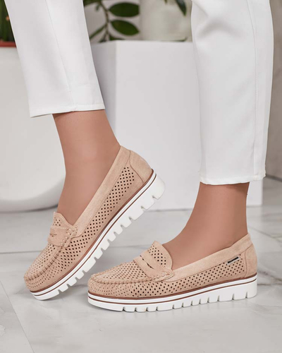 Royalfashion Ажурни дамски мокасини Leteller