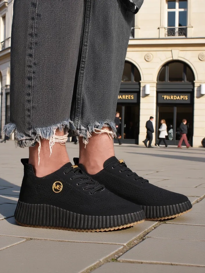 Royalfashion Жени перфориранспортен кец Tobin