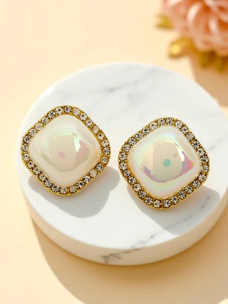 Royalfashion Дамски клипси с перли Aurelia Perla