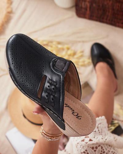 Royalfashion Дамски джапанки на нисък ток Albov