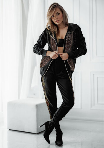 Royalfashion Дамски комплект потник с циркони