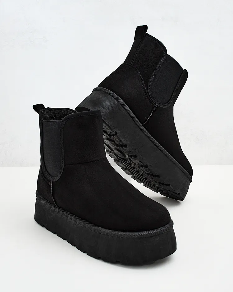 Royalfashion Дамски къси ботуши Nomas a'la snow boots
