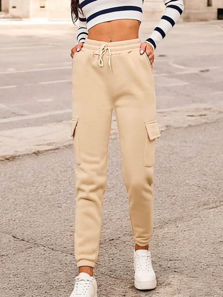 Royalfashion Дамски изолиран боен панталон