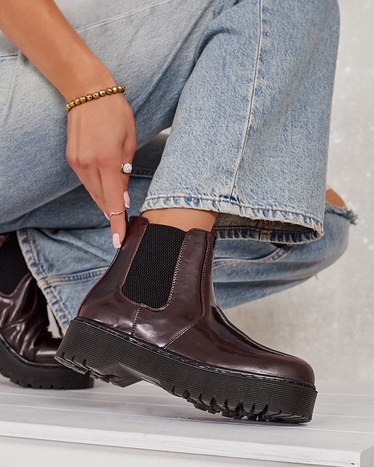 Royalfashion Дамски ботуши Movitas от еко кожа