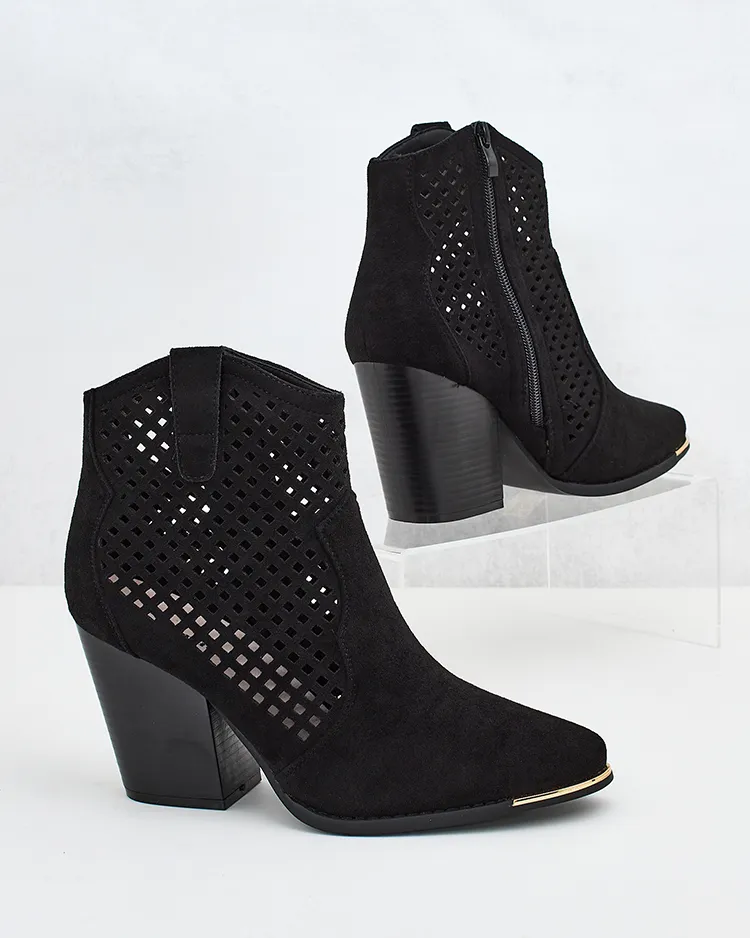 Royalfashion Дамски ажурни ботуши Tonnet