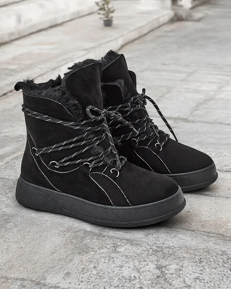 РОМЕР Фешън Дамски ботуши за сняг с връзки Момър