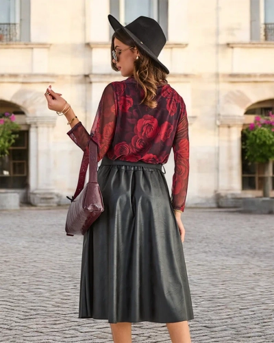 Рокля средни дължина за жени на Royalfashion PLUS SIZE