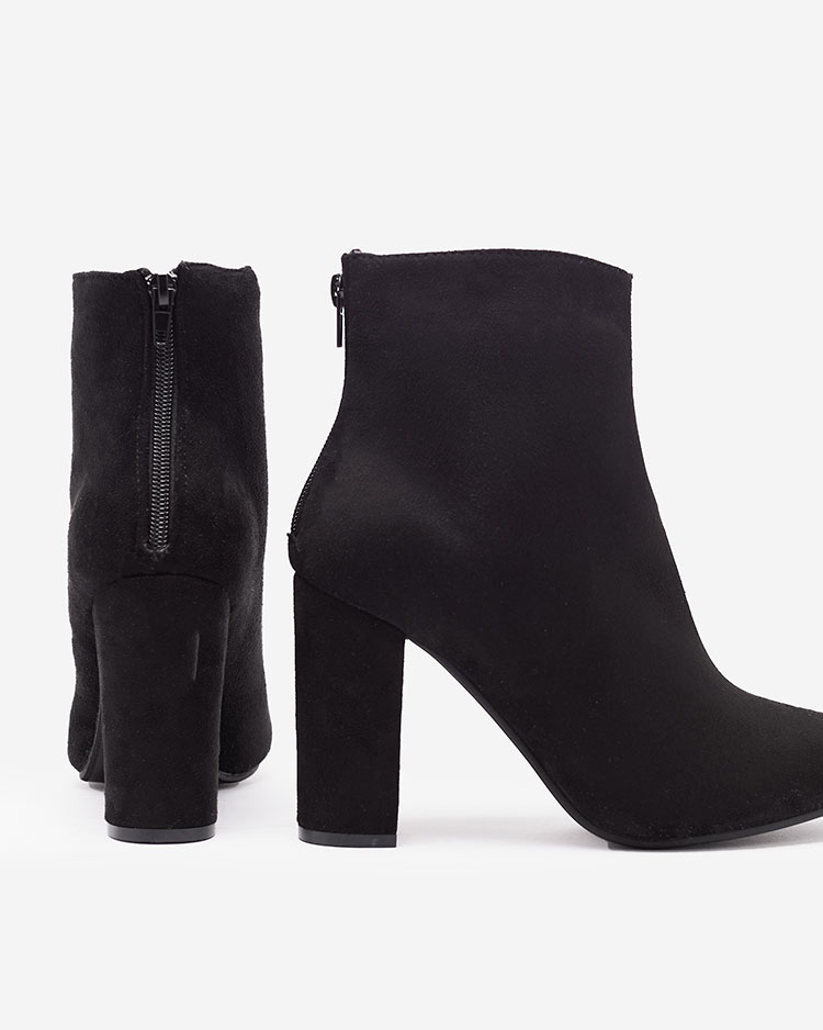 Royalfashion Черни дамски ботуши Reirasa