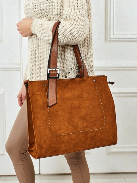 Дамска чанта shopper еко велур Daverna