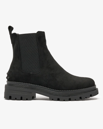 Royalfashion Черни дамски ботуши с изолация Comfy Walk