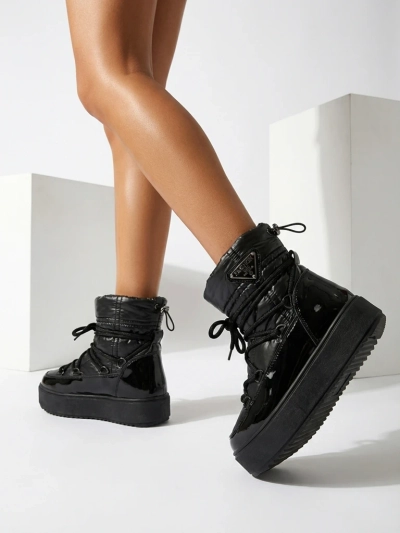 Royalfashion Детски обувки за сняг a'la в черно Asifa