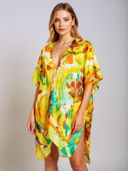 Royalfashion Парео - Дамска лятна плажна туника с шарен дизайн Wild Coast