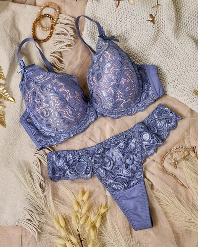 Royalfashion Комплект дамско бельо с дантела