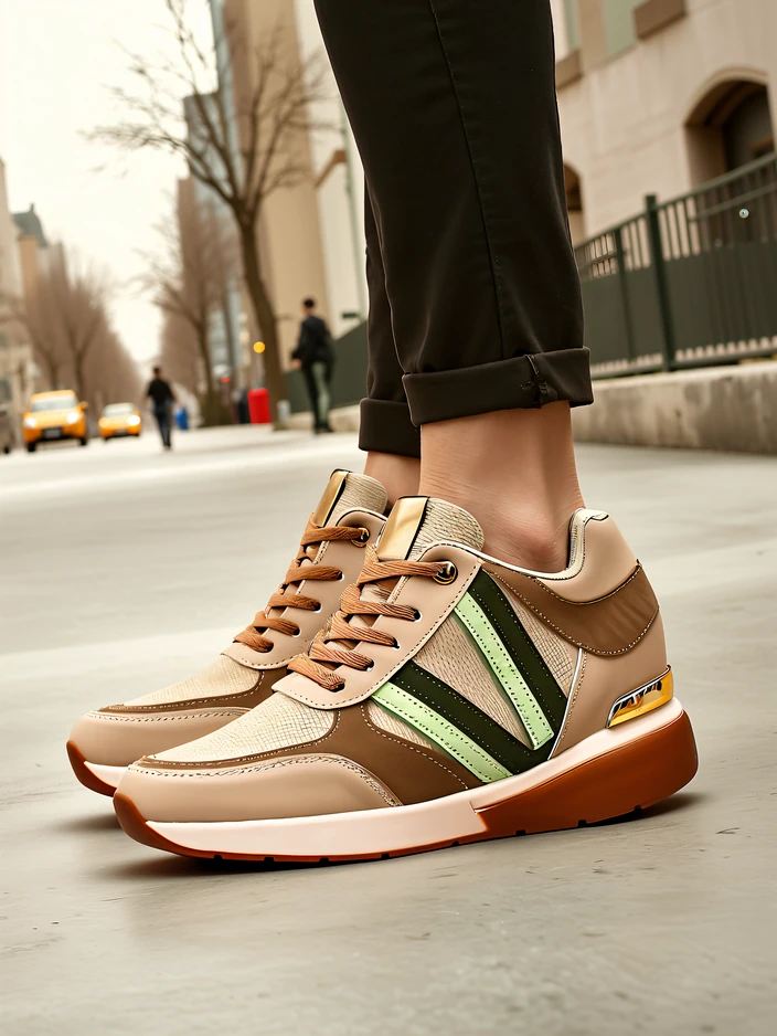 Royalfashion Жени спортни обувки с скрит ток Venixxe