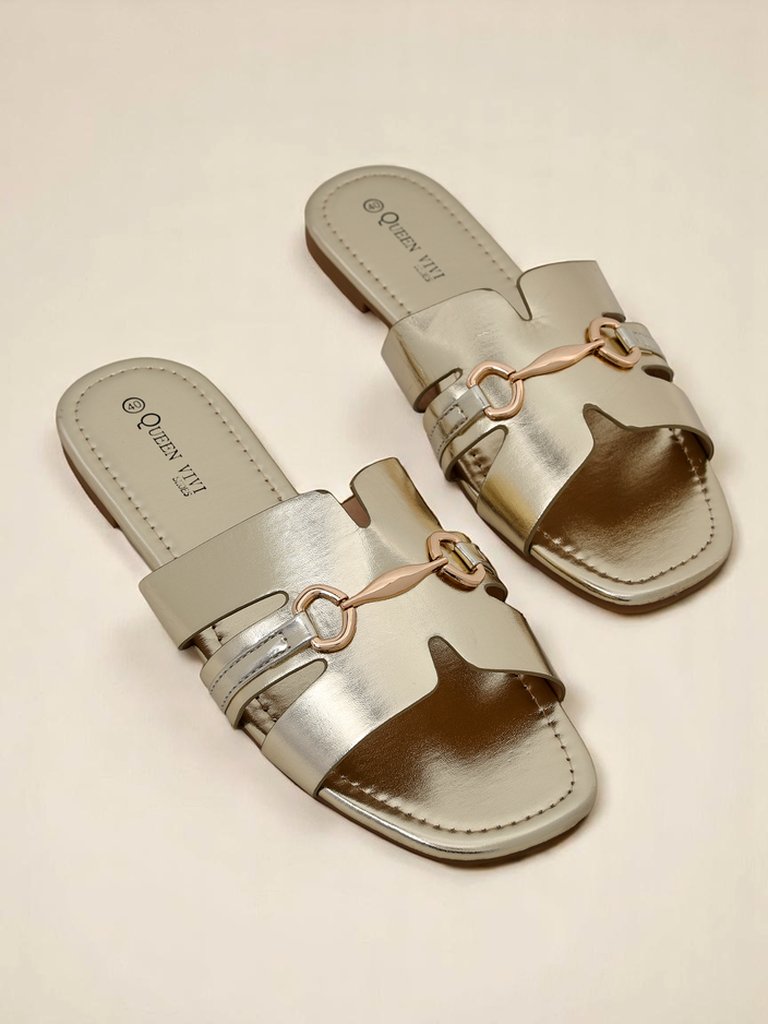 Royalfashion Дамски чехли с равна подметка Lina