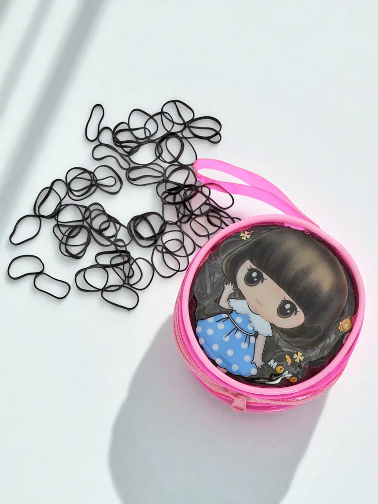 Royalfashion Многоцветни силиконови ластичета за коса в декоративна опаковка