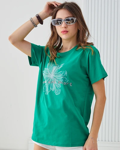 Royalfashion Дамска Памучна Тениска More and More